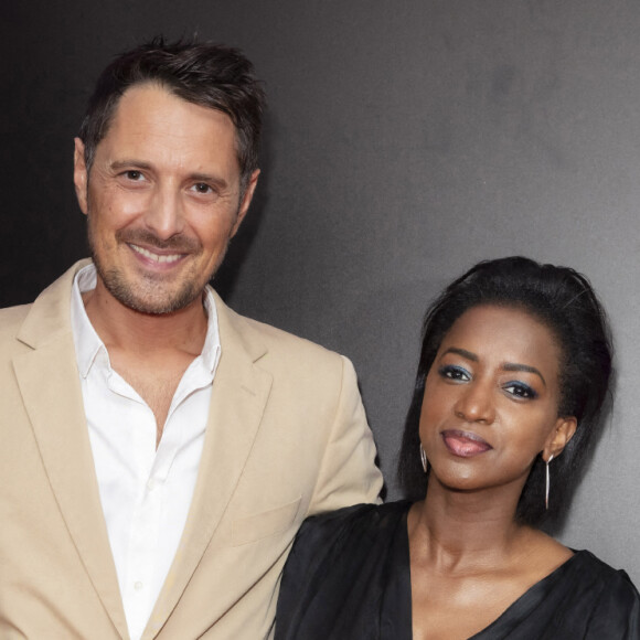 Exclusif - Vincent Cerutti et Hapsatou Sy - Le Grand Dîner du 14 juillet, sur le rooftop de l'hôtel Pullman Tour Eiffel à Paris, France, le 14 juillet 2021. © Jack Tribeca/Bestimage 