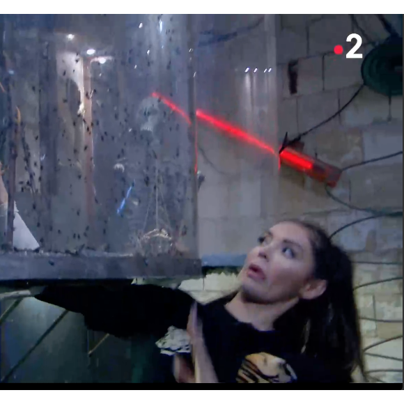 Nabilla dans Fort Boyard le 17 juillet 2021.