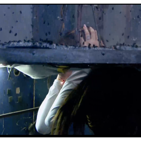 Nabilla dans Fort Boyard le 17 juillet 2021.