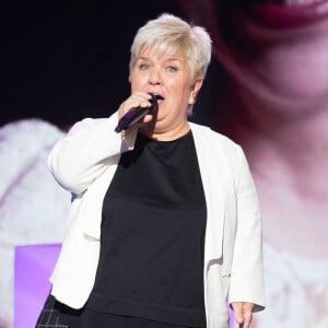 Mimie Mathy (Surprise M.Bernier) - Enregistrement de l'émission "La Boîte à Secrets 8", présentée par F.Bollaert et qui sera diffusée le 7 mai sur France 3. Le 19 janvier 2021 © Tiziano Da Silva / Bestimage 