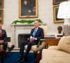 Le président américain Joe Biden et le roi Abdallah II à la Maison Blanche, le 19 juillet 2021.