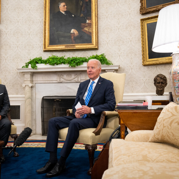 Le président américain Joe Biden et le roi Abdallah II à la Maison Blanche, le 19 juillet 2021.