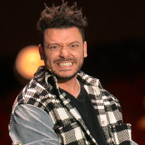 Exclusif - Kev Adams lors du livestream "CamKev Comedy and Songs" de C.Lellouche et de K.Adams sur la plateforme de streaming Gigson.live au théâtre Mogador à Paris, France, le 5 avril 2021. © Veeren/Bestimage 