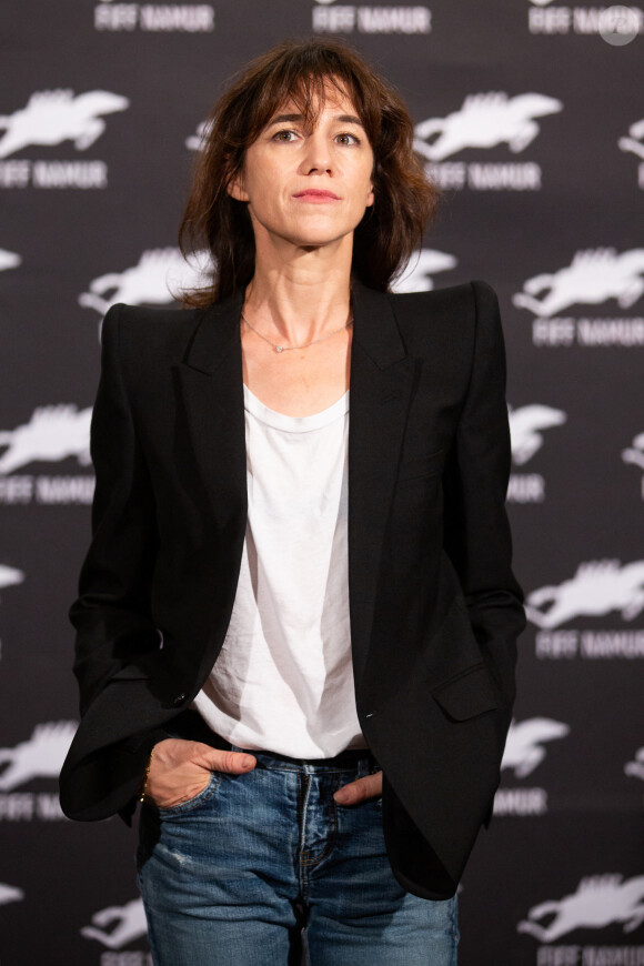 Charlotte Gainsbourg lors du photocall de "Mon chien stupide" pour la 34e édition du FIFF - Festival International du Film Francophone de Namur, Belgique, le 1er octobre 2019.