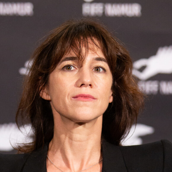 Charlotte Gainsbourg lors du photocall de "Mon chien stupide" pour la 34e édition du FIFF - Festival International du Film Francophone de Namur, Belgique, le 1er octobre 2019.