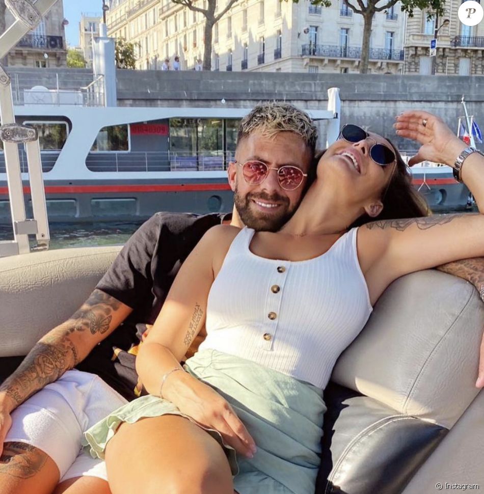 Emilie Nef Naf et son compagnon le footballeur Jérémy Ménez.