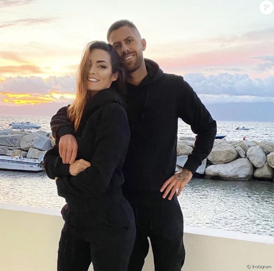 Emilie Nef Naf et son compagnon le footballeur Jérémy Ménez.