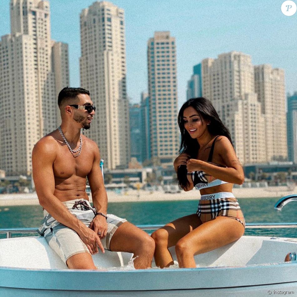 Fidji Ruiz, candidate de télé-réalité, est en couple avec le charmant Anas.