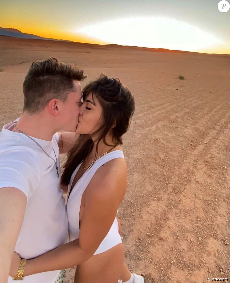 Loïc (Koh-Lanta) et Lucie Caussanel, ex-Miss, filent le parfait amour.