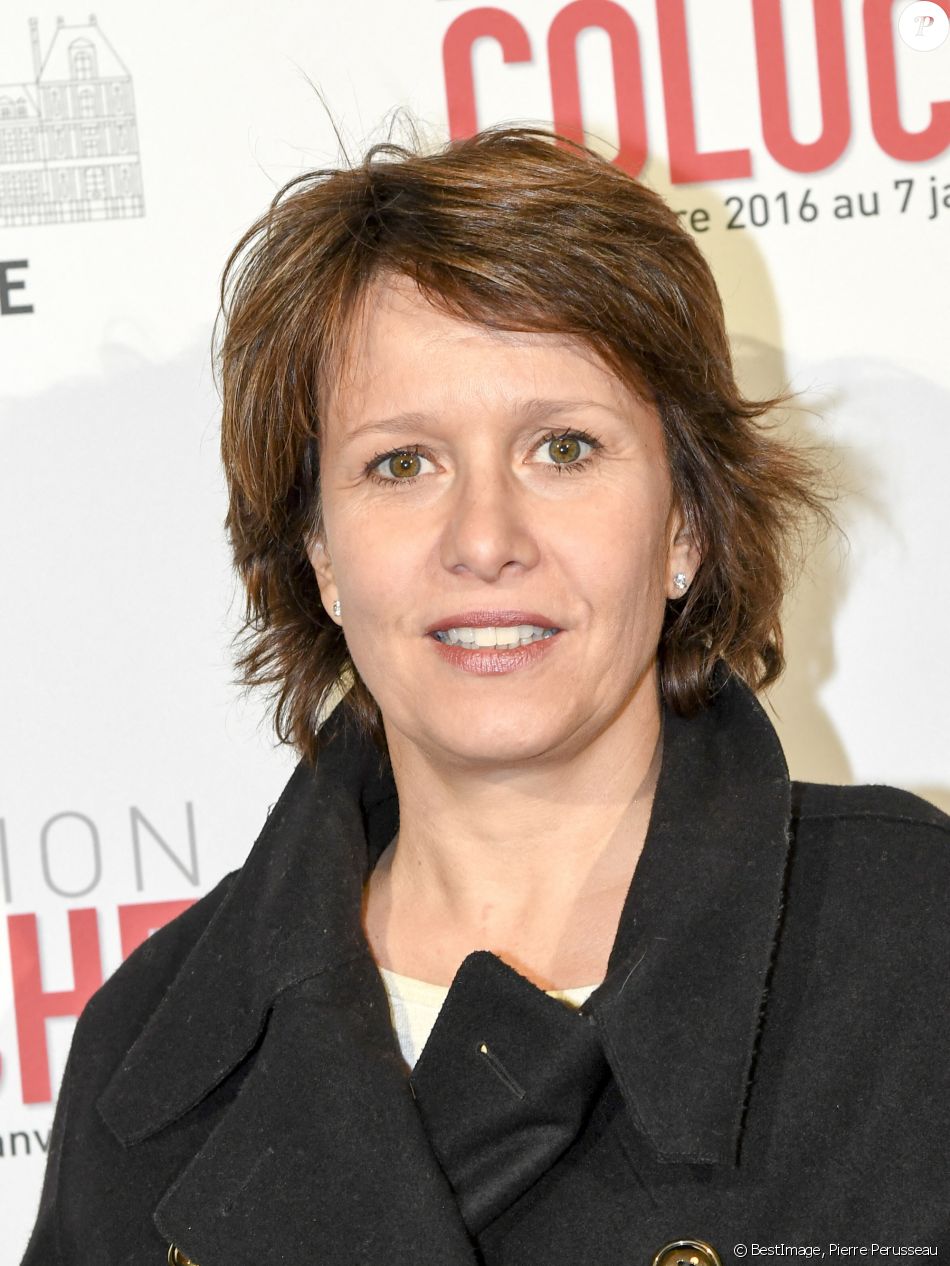 Carole Rousseau - Vernissage presse de l'exposition "Coluche" à l'Hôtel de Ville de Paris le 5 octobre 2016. © Pierre Perusseau/Bestimage