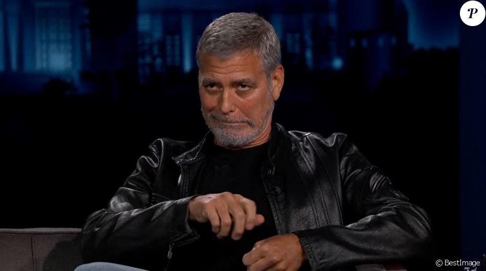 George Clooney dans l'émission "Jimmy Kimmel Live!" à Los Angeles.