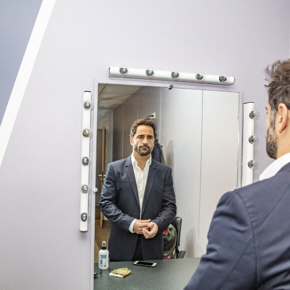 Florent Peyre lors de l'enregistrement de l'émission "Les Grosses Têtes", présentée par Laurent Ruquier et diffuséele 19 décembre sur France 2. Le 8 décembre 2020 © Jack Tribeca / Bestimage 