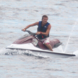 David Beckham fait du jet ski au large de Saint-Tropez en 2006. ©Dominique Jacovides / BestImage