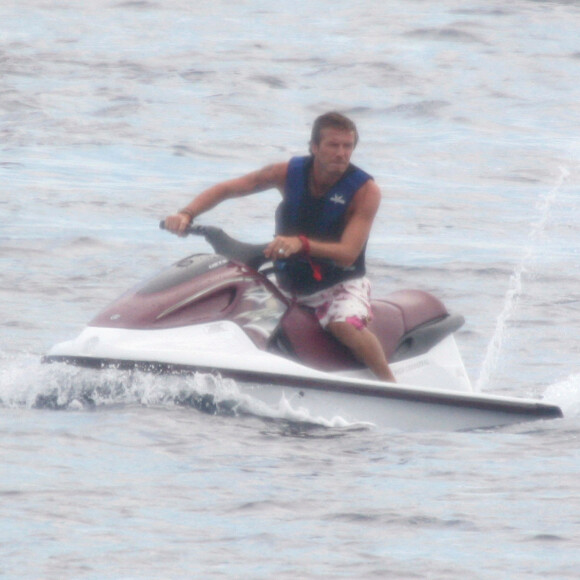 David Beckham fait du jet ski au large de Saint-Tropez en 2006. ©Dominique Jacovides / BestImage