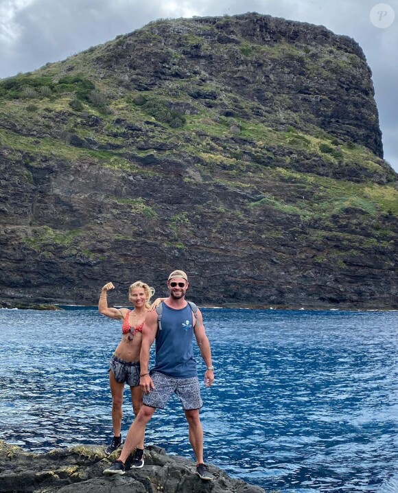 Elsa Pataky et Chris Hemsworth : vacances sportives avec leurs enfants.