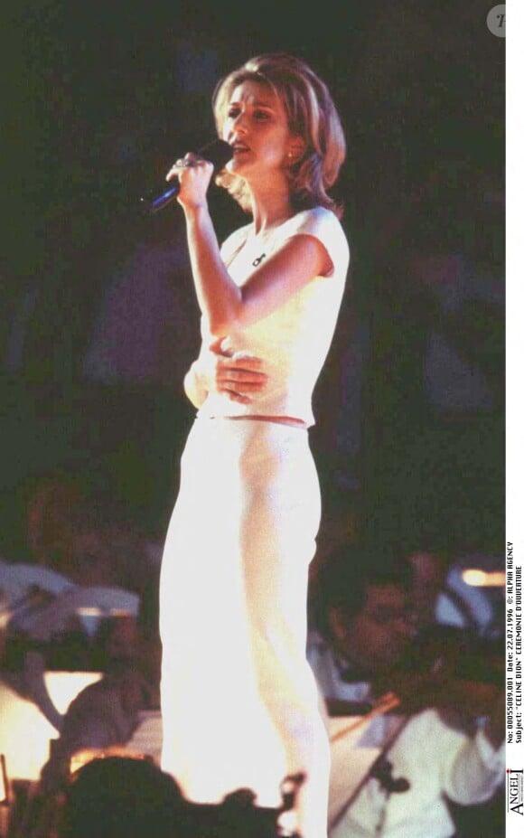 Céline Dion aux JO d'Atlanta en 1996