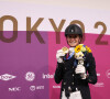 L'Allemande Jessica von Bredow-Werndl médaillée d'or en dressage aux JO de Tokyo le 28 juillet 2021