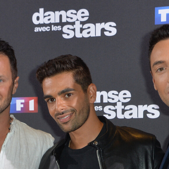 Anthony Colette, Christian Millette, Christophe Licata et Maxime Dereymez au photocall de la saison 10 de l'émission "Danse avec les stars" (DALS) au siège de TF1 à Boulogne-Billancourt, France, le 4 septembre 2019. © Veeren/Bestimage