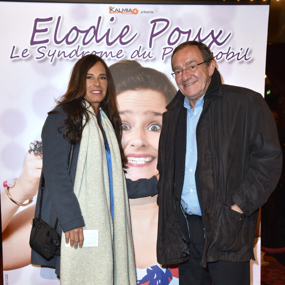 Exclusif - Jean-Pierre Pernaut et sa femme Nathalie Marquay - Les célébrités assistent au One Woman Show de l'humoriste E.Poux "Le syndrome du Playmobil" au Casino de Paris, France, le 15 avril 2019. © Giancarlo Gorassini/Bestimage