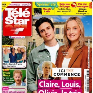 Couverture du magazine "Télé Star" du 2 août 2021