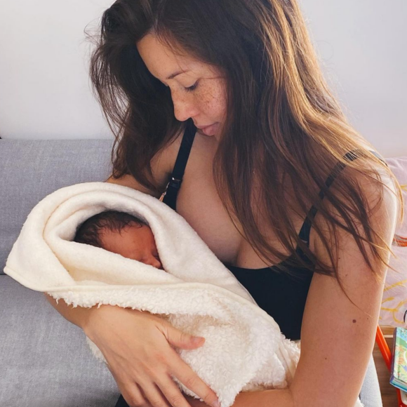 Emilie Broussouloux a acceueilli son deuxième enfant, Noé, avec son mari Thomas Hollande - Instagram
