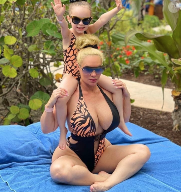 Coco Austin et sa fille Chanel. Mai 2021.