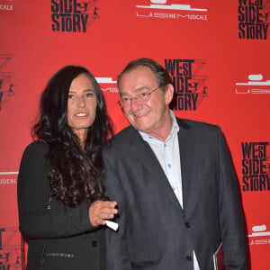 Jean-Pierre Pernaut et sa femme Nathalie Marquay - Soirée de gala de la comédie musicale "West Side Story" à la Seine Musicale à Boulogne-Billancourt le 16 octobre 2017. © Giancarlo Gorassini/Bestimage