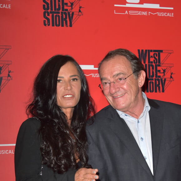 Jean-Pierre Pernaut et sa femme Nathalie Marquay - Soirée de gala de la comédie musicale "West Side Story" à la Seine Musicale à Boulogne-Billancourt le 16 octobre 2017. © Giancarlo Gorassini/Bestimage