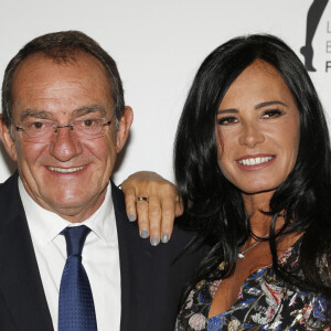 Jean-Pierre Pernaut et sa femme Nathalie Marquay - Gala de charité au profit de l'association "Les Bonnes fées" à l'hôtel d'Evreux, Place Vendôme à Paris, le 20 mars 2017. © Christophe Aubert via Bestimage 