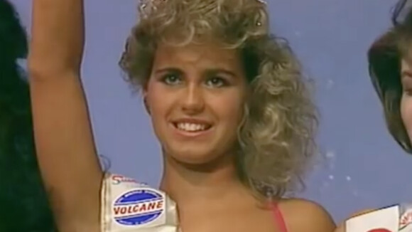 L'élection Miss France de Nathalie Marquay en 1987.