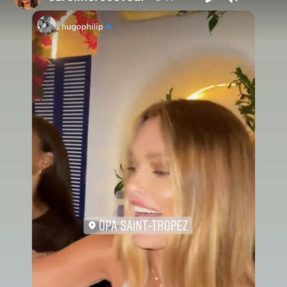 Caroline Receveur et Hugo Philip ont passé la soirée avec Matt Pokora et Christina Milian à Saint-Tropez - Instagram