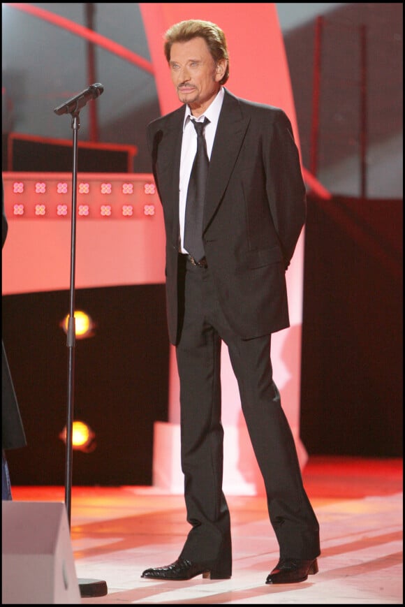 Johnny Hallyday en 2007.
