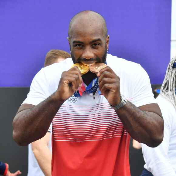 Que fera Teddy Riner de ses primes de médailles olympiques ? Il révèle ses projets au JDD. © Veeren/Bestimage