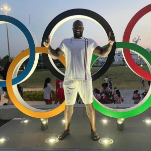 Teddy Riner aux Jeux Olympiques de Tokyo. Juillet 2021.