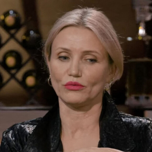Cameron Diaz parle de la fin de sa carrière d'actrice sur le plateau de l'émission "Hart to Heart" avec Kevin Hart. Le 13 août 2021.
