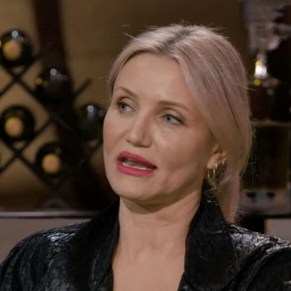 Cameron Diaz parle de la fin de sa carrière d'actrice sur le plateau de l'émission "Hart to Heart" avec Kevin Hart. Le 13 août 2021.