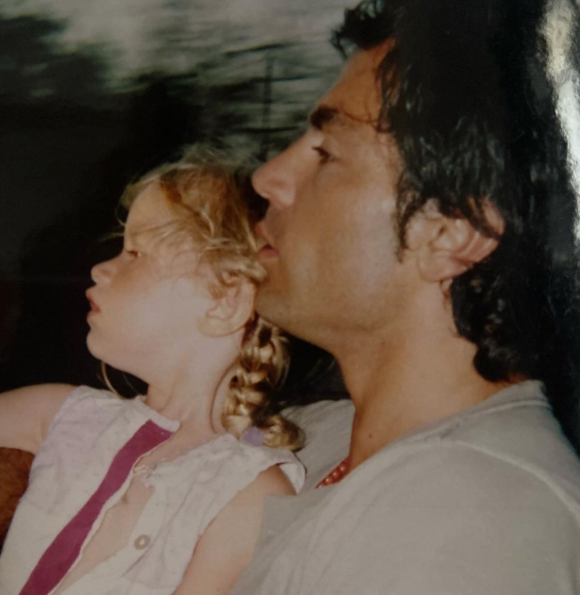 Le défunt Filip Nikolic et sa fille Sasha. Photo publiée le 1er septembre 2020.