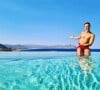 Cyril Féraud en vacances en Grèce. Instagram, août 2021