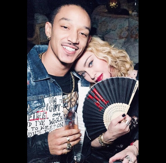 Madonna et son petit ami Ahlamalik Williams sur Instagram.