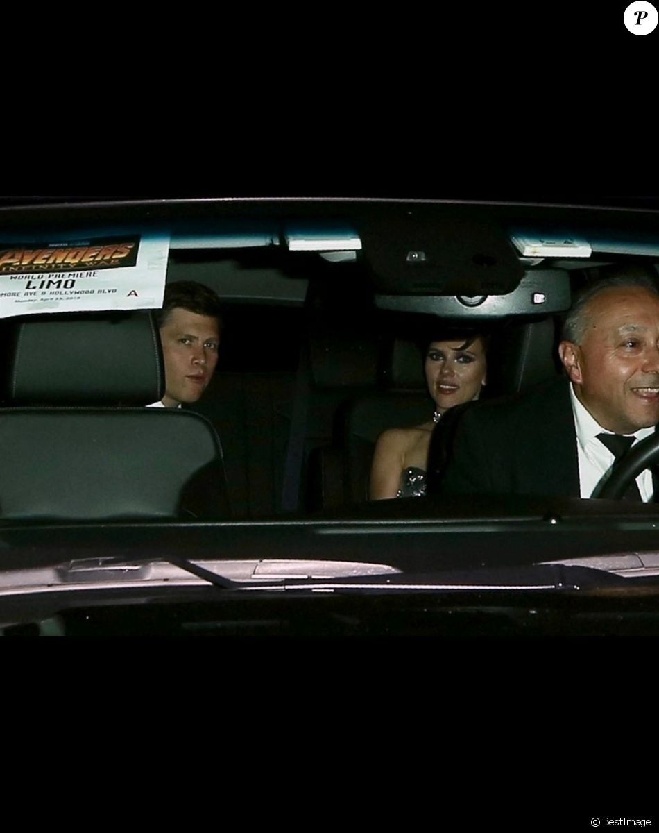 Scarlett Johansson, Colin Jost - Les célébrités profitent de leur soirée au Hyde à l'occasion de l'afterparty du film 'Avengers: Infinity War' à Los Angeles le 23 avril 2018.