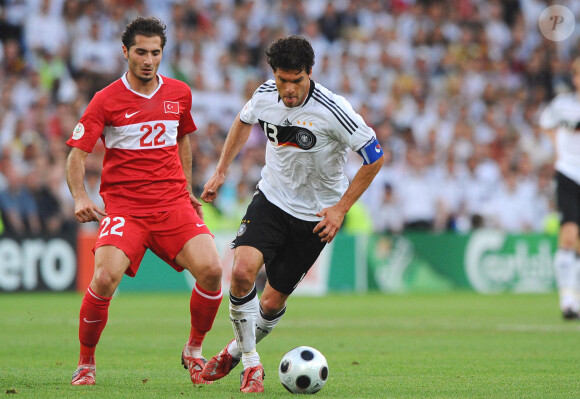Michael Ballack lors du match Allemagne - Turquie à l'Euro 2008.