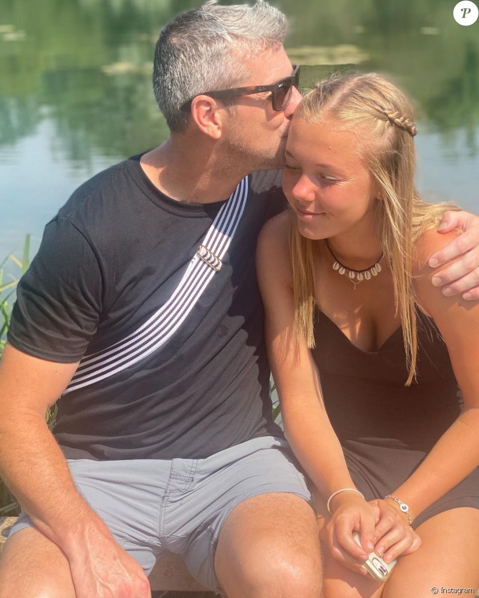 Ant Anstead et sa grande fille, Amelie. Purepeople