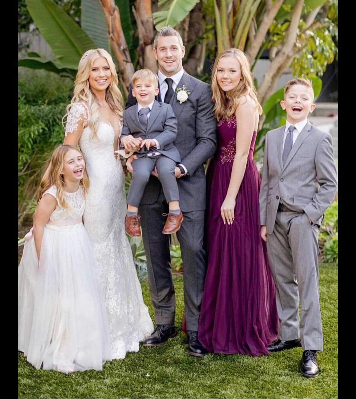 Photo : Ant Anstead, son ex-femme Christina Haack et leurs enfants. -  Purepeople