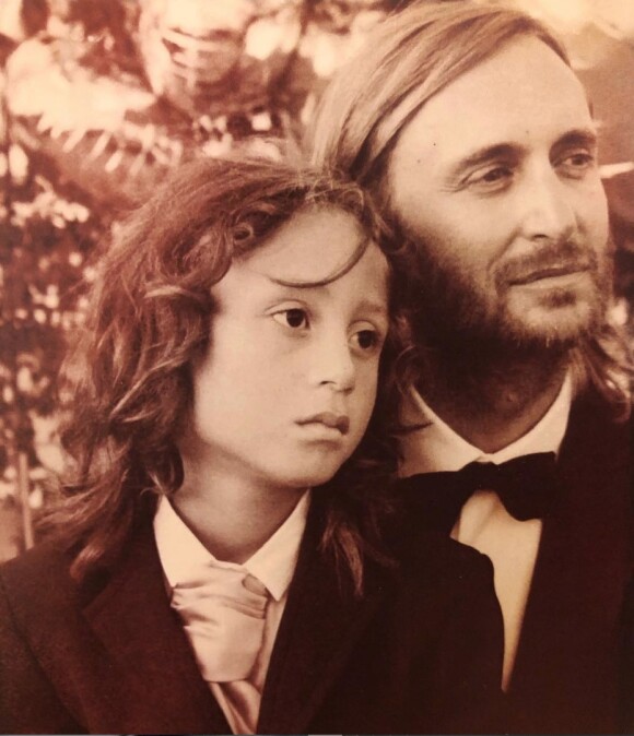 David Guetta et son fils Elvis. Instagram. Le 17 juin 2019.