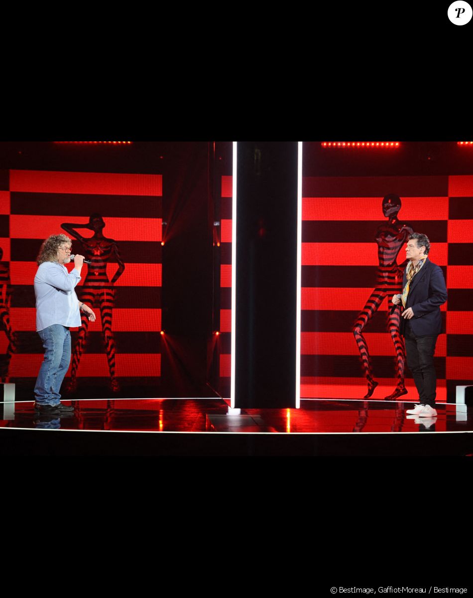 Exclusif - Marc Lavoine et son frère Francis Lavoine - Enregistrement de l'émission "Duos Mystères" à la Seine Musicale à Paris, diffusée le 20 août sur TF1. © Gaffiot-Moreau / Bestimage