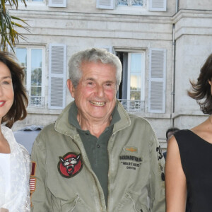 Guest, Claire Morin, Elsa Zylberstein, Claude Lelouch, Marianne Denicourt et Agnès Soral lors de la 12ème édition du festival du Film Francophone d'Angoulême, France, le 22 août 2019. © Coadic Guirec/Bestimage