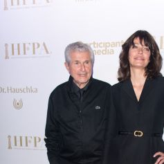 Claude Lelouch et Marianne Denicourt à la soirée "HFPA &amp; Participant Media Honour Help Refugees" lors du 72ème Festival International du Film de Cannes, France, le 19 mai 2019.
