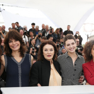 Souad Amidou, Tess Lauvergne, Anouck Aimee, Marianne Denicourt, Monica Bellucci au photocall du film "Les plus belles années d'une vie" lors du 72ème Festival International du film de Cannes. Le 19 mai 2019 © Jacovides-Moreau / Bestimage