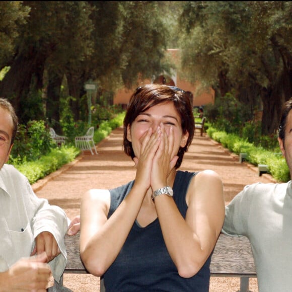 Marianne Denicourt, Patrick Timsit et José Garcia au Festival du Film de Marrakech en 2002. 