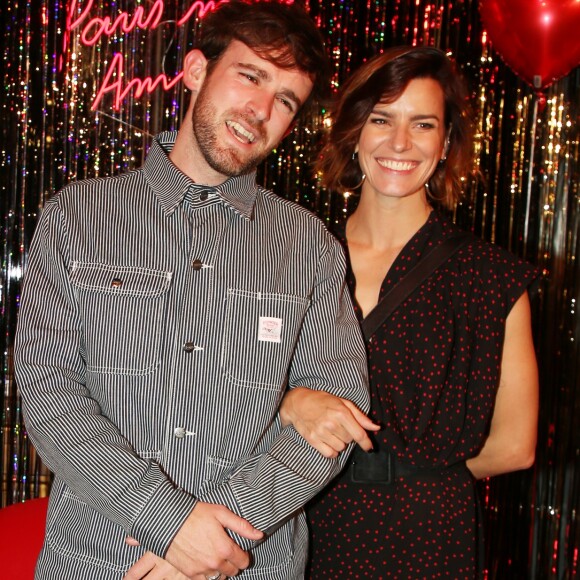 Fauve Hautot et son compagnon Jules Renault lors du gala de charité le grand bal "ParAmour' à l'hôtel de ville de Paris, France, le 14 février 2019. L'ensemble des bénéfices récoltés lors de la soirée seront reversés à la lutte contre le sida. © Denis Guignebourg/Bestimage